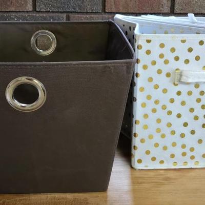 (4) Soft Side Storage Cubes