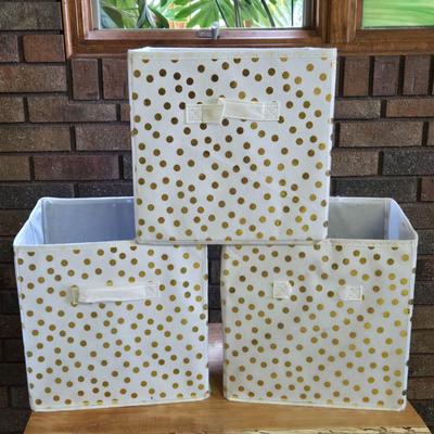(4) Soft Side Storage Cubes