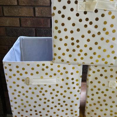 (4) Soft Side Storage Cubes