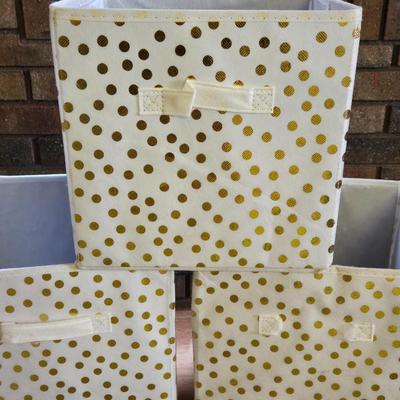 (4) Soft Side Storage Cubes