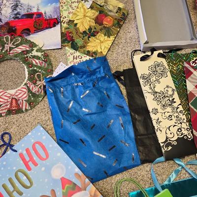 Large Lot of Christmas Gift Bags