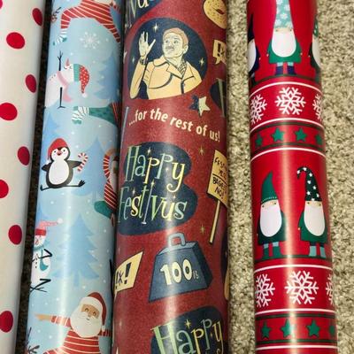 6 Rolls of Christmas Gift Wrap