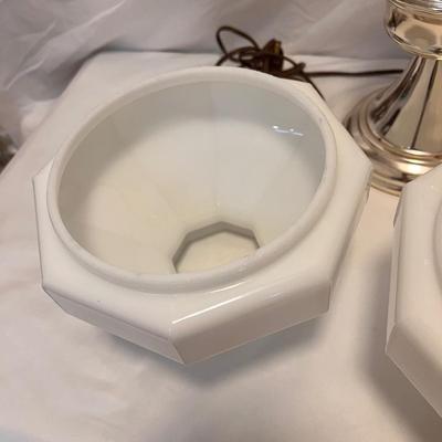Milk Glass Vintage Lamps (P-DZ)