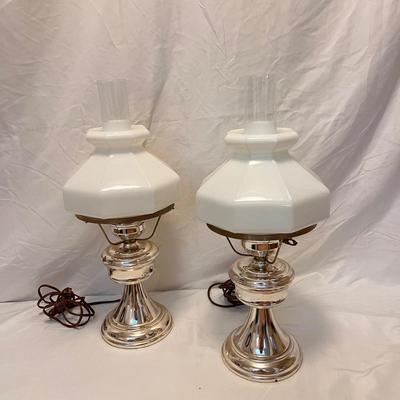Milk Glass Vintage Lamps (P-DZ)