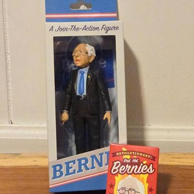 Bernie Figure & Red Hots