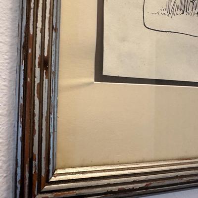Original The Boar Hunt - Drawing # 1 by Alex Beard