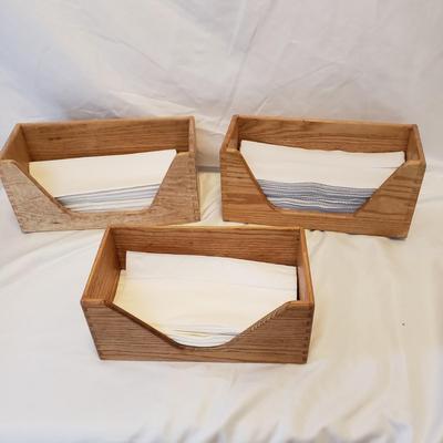 Handmade Wooden Tissue, Paper Towel Holders and More (H-KD)