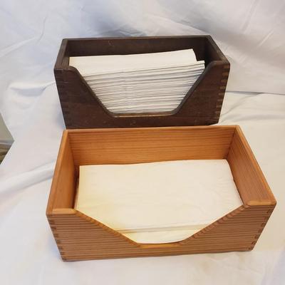 Handmade Wooden Tissue, Paper Towel Holders and More (H-KD)