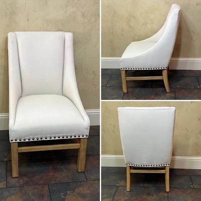 BERNHARDT ~ Six (6) Matching Upholstered Nail Head Trim Chairs ~ *Read Details