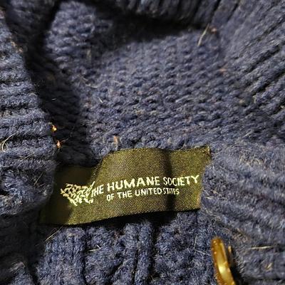 Navy Blue Dog Hooded Sweater