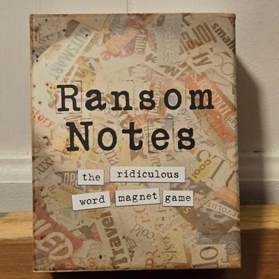 Ransom Notes Game