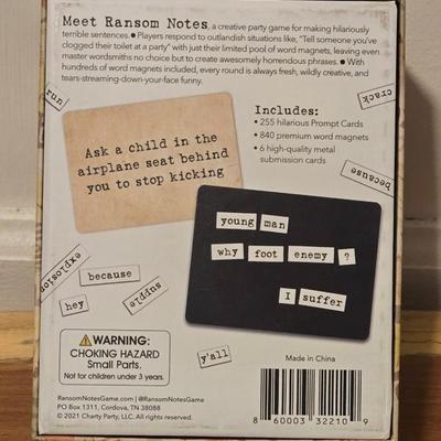 Ransom Notes Game