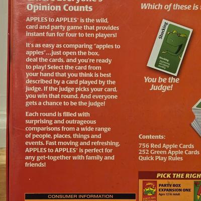 Apples to Apples Game