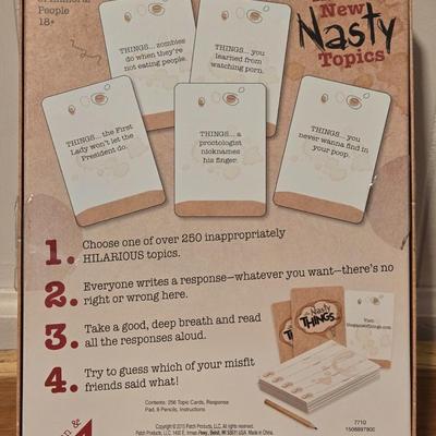 Nasty Things Adult Game