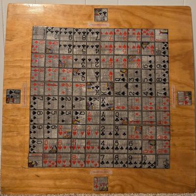 Vintage Wood One Eyed Jack Board