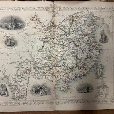 Maps of China 1845 & 1892