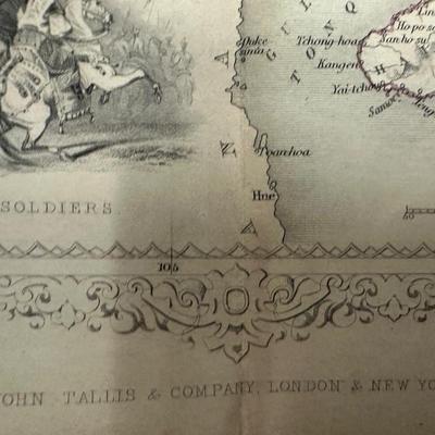 Maps of China 1845 & 1892