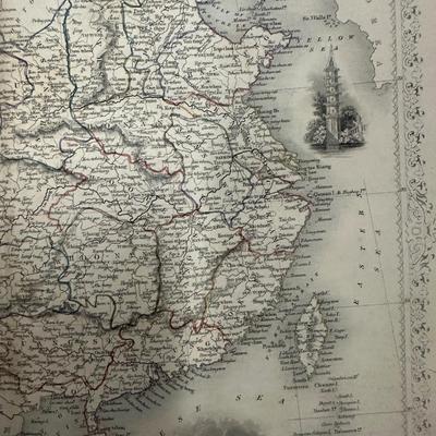 Maps of China 1845 & 1892