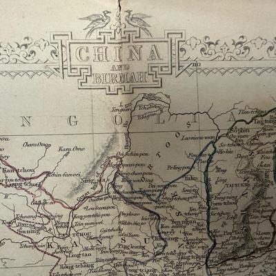Maps of China 1845 & 1892