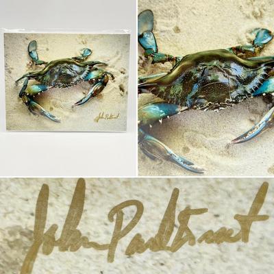 "Don't Be Crabby" ~ Pair (2) Of Crab Accessories / Decor
