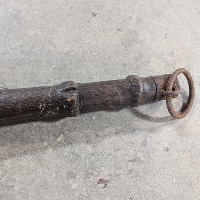 Antique Wood & Iron Single Tree