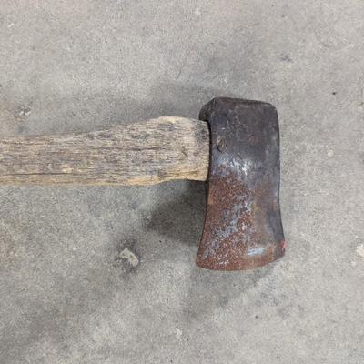 Vintage Wood Handled Axe