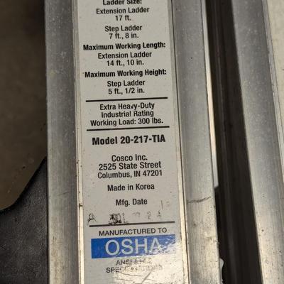 17ft Extension Ladder Extra Heavy-Duty