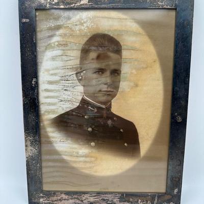 Sterling Frame w Military Photos