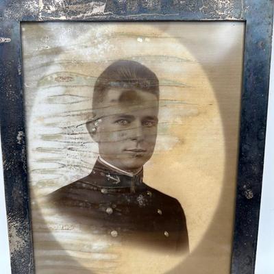 Sterling Frame w Military Photos