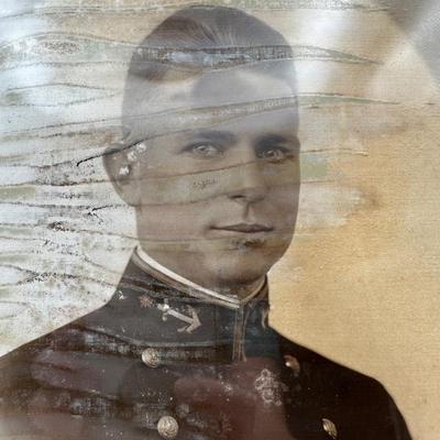 Sterling Frame w Military Photos