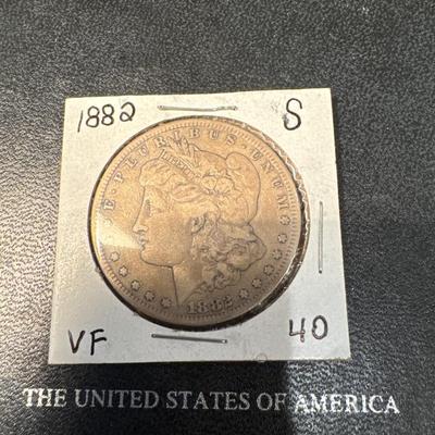 1882 S MORGAN VF