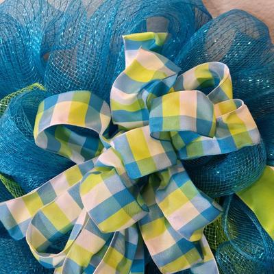 Blue & Green Wreath