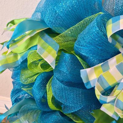 Blue & Green Wreath