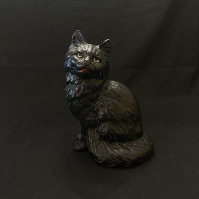 Hubley Cast Iron Black Cat