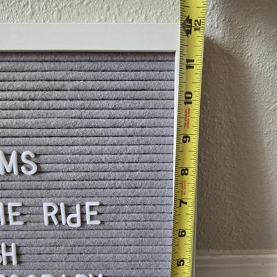 Sign Board with Letters