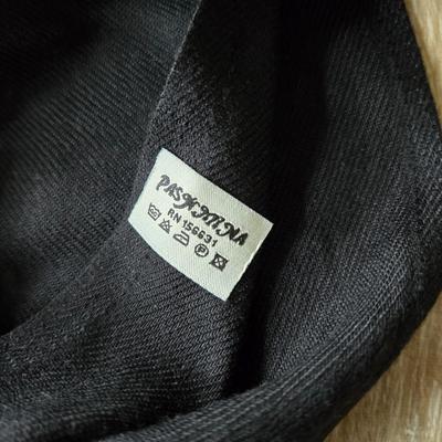 (2) Black Scarves - one is Pashmina
