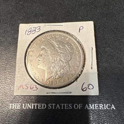 1883 P MORGAN MS 63