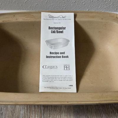 The Pampered Chef Rectangular Lid or Bowl