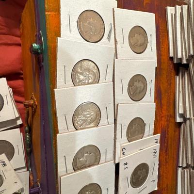 PRE 1964 Lot of 10 GEORGE WASHINGTON quarters
