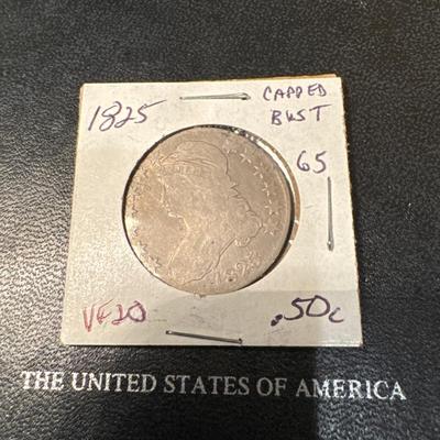 1825 CAPPED BUST VF20