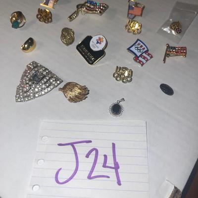 J24-Misc Pin Lot plus extras