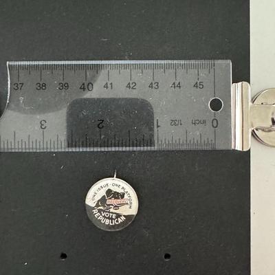 One issue One platform - Recovery by republicans 1932 Pin