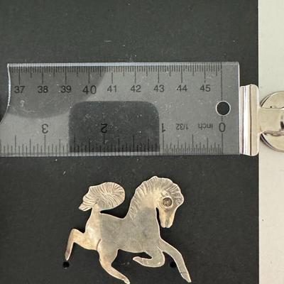 Sterling Horse Pin