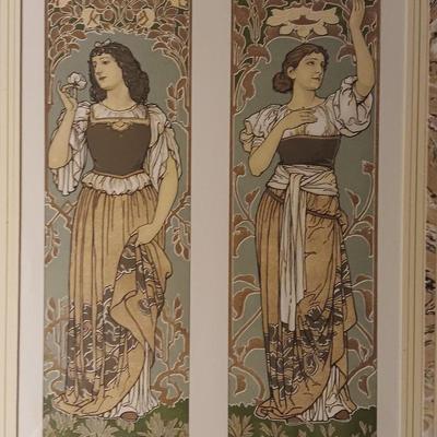 Art Nouveau - Superb antique lithography Print 1909 - Decorative models - Dekorative Vorbilder X.