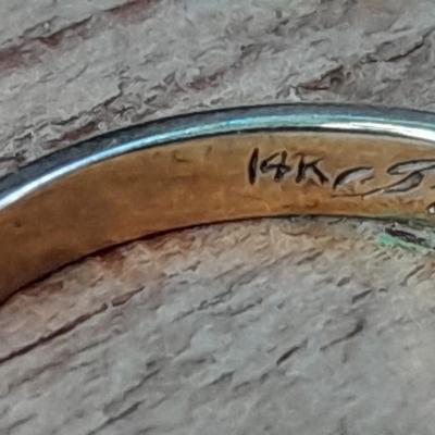14k gold wedding band