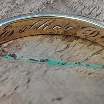 14k gold wedding band