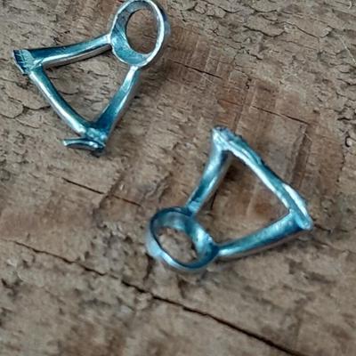 18K white gold scrap = 18k marked