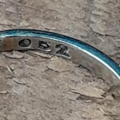 18K white gold scrap = 18k marked
