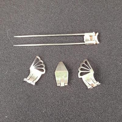 18K white gold scrap = 18k marked