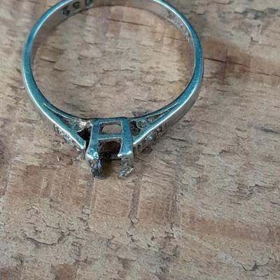 18K white gold scrap = 18k marked